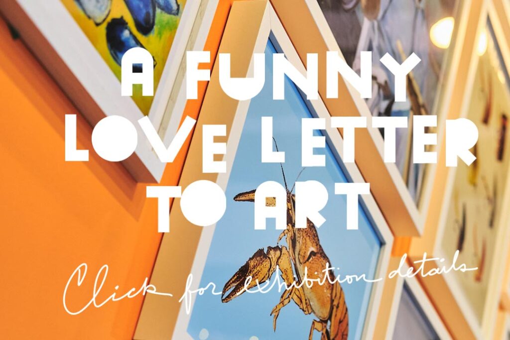 A funny love letter to art exhibition in Old Montreal at Resto le Polisson and Hotel Epik